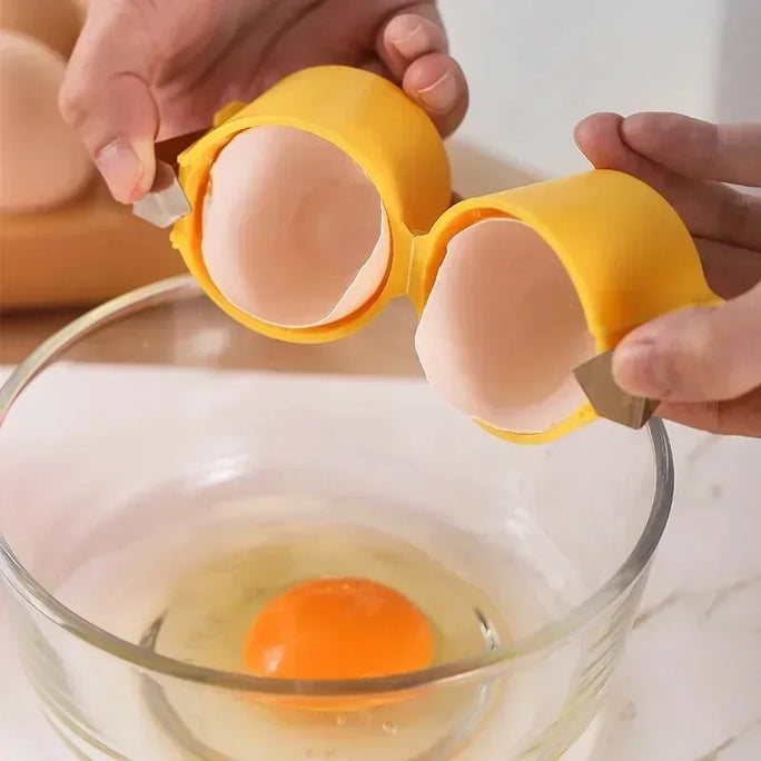 Eggshell Opener Tool – Quick & Clean Egg Cracker for Cooking and Camping